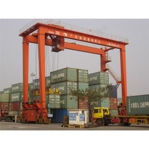 미사일구조물 기중기 380VAC를 상륙시키는 부두 40ton Rmg 콘테이너 기중기 배