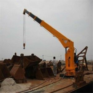 선적 화물선 수력 망원성 붐 해양 크레인 단정 갑판 크레인  0.5 ~ 20 톤