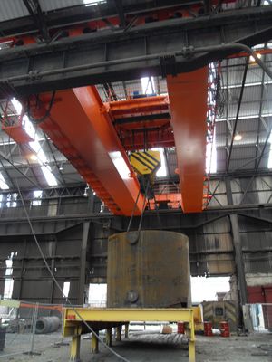 5ton~500ton 두 배 대들보 천장 여행 기중기 IP54 유럽 유형