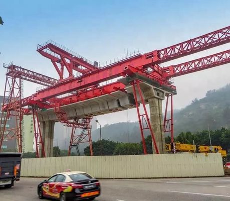 세륨 직립 가득 차있는 광속 발사기 기중기 600T 교량 대들보 발사기