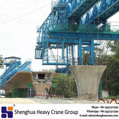 세륨 직립 가득 차있는 광속 발사기 기중기 600T 교량 대들보 발사기