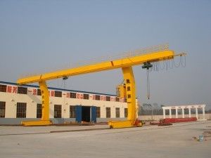 WEIHUA 5~32Ton MH 모델 과중한 업무 갠트리 크레인 싱글 빔 갠트리 크레인